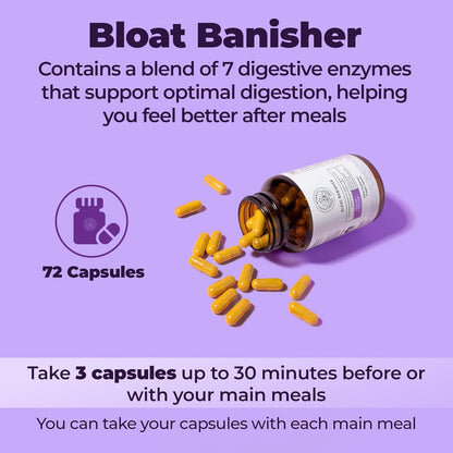 Happy Mammoth  Bloat Banisher™ 72 capsules